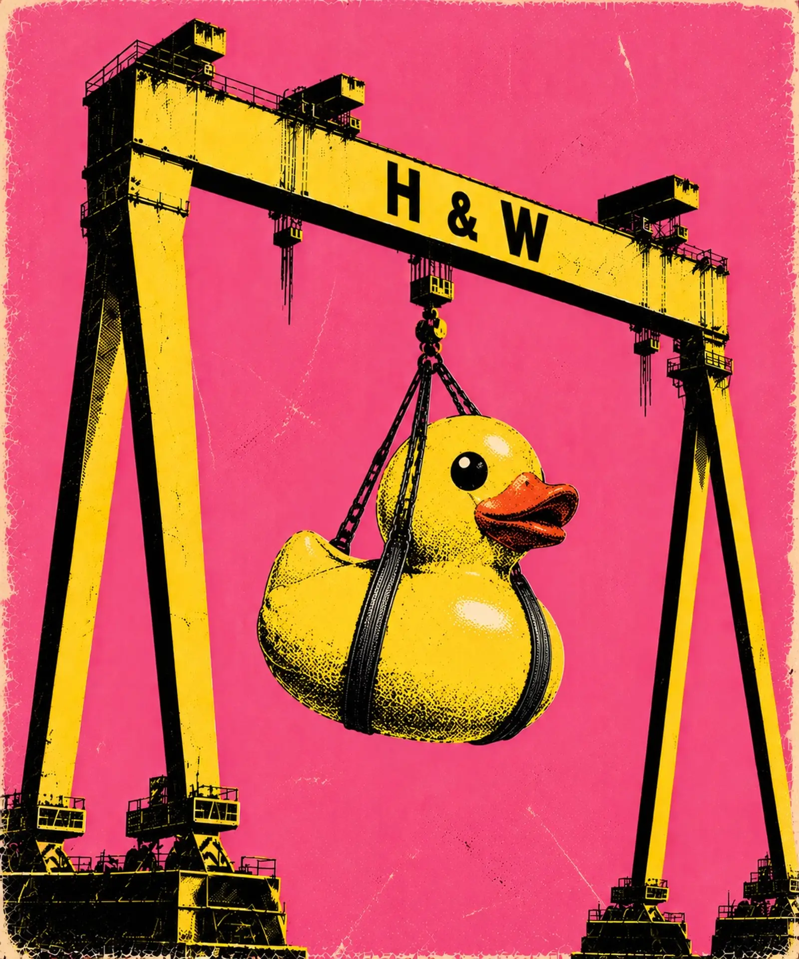H&W Rubber Duck — Samson and Goliath meet bath time
