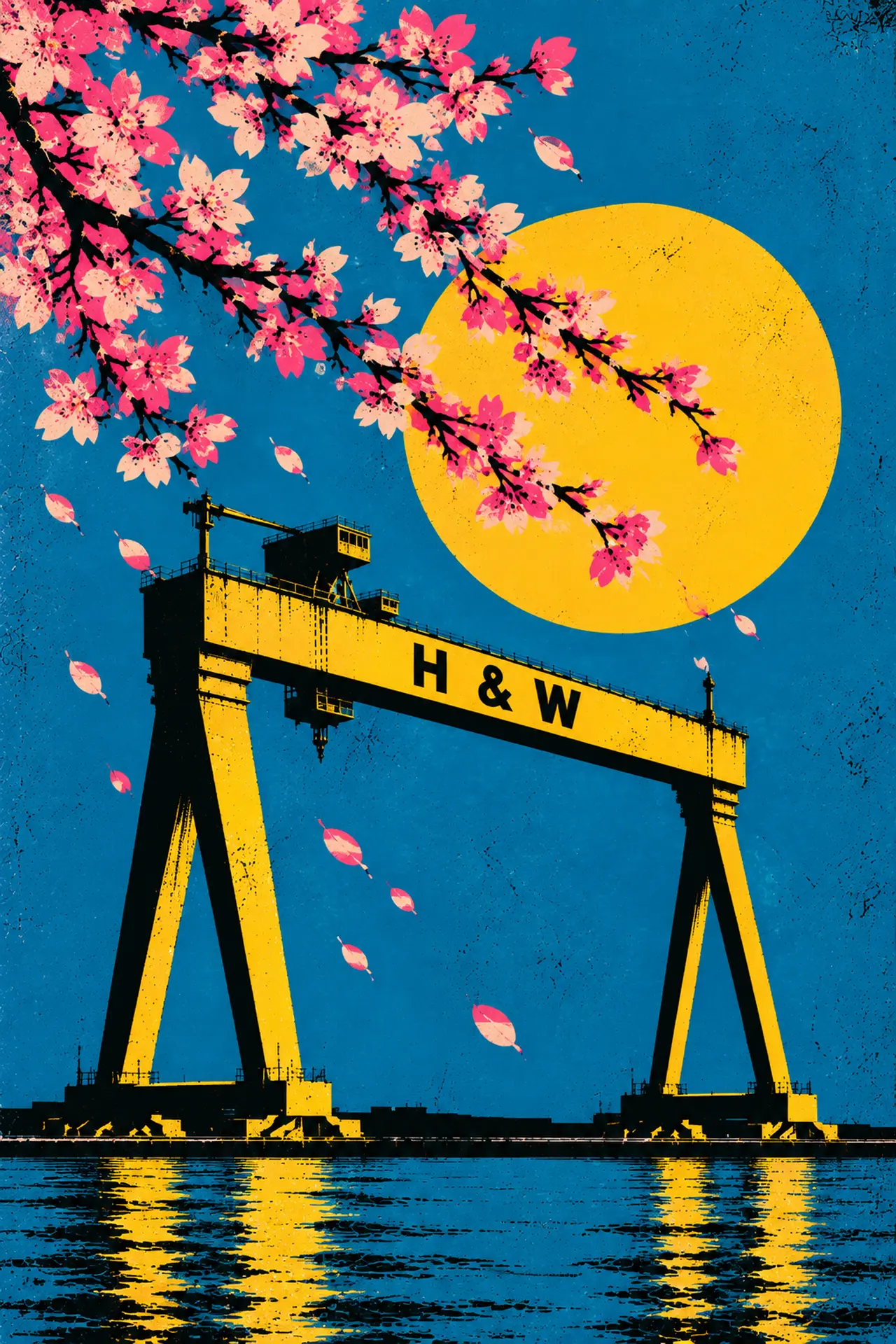 H&W Cherry Blossom — Industrial steel in full bloom